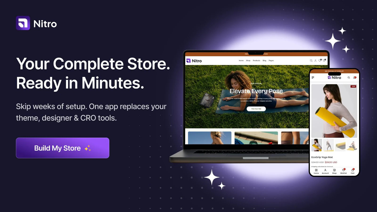Nitro: AI Store Builder & CRO