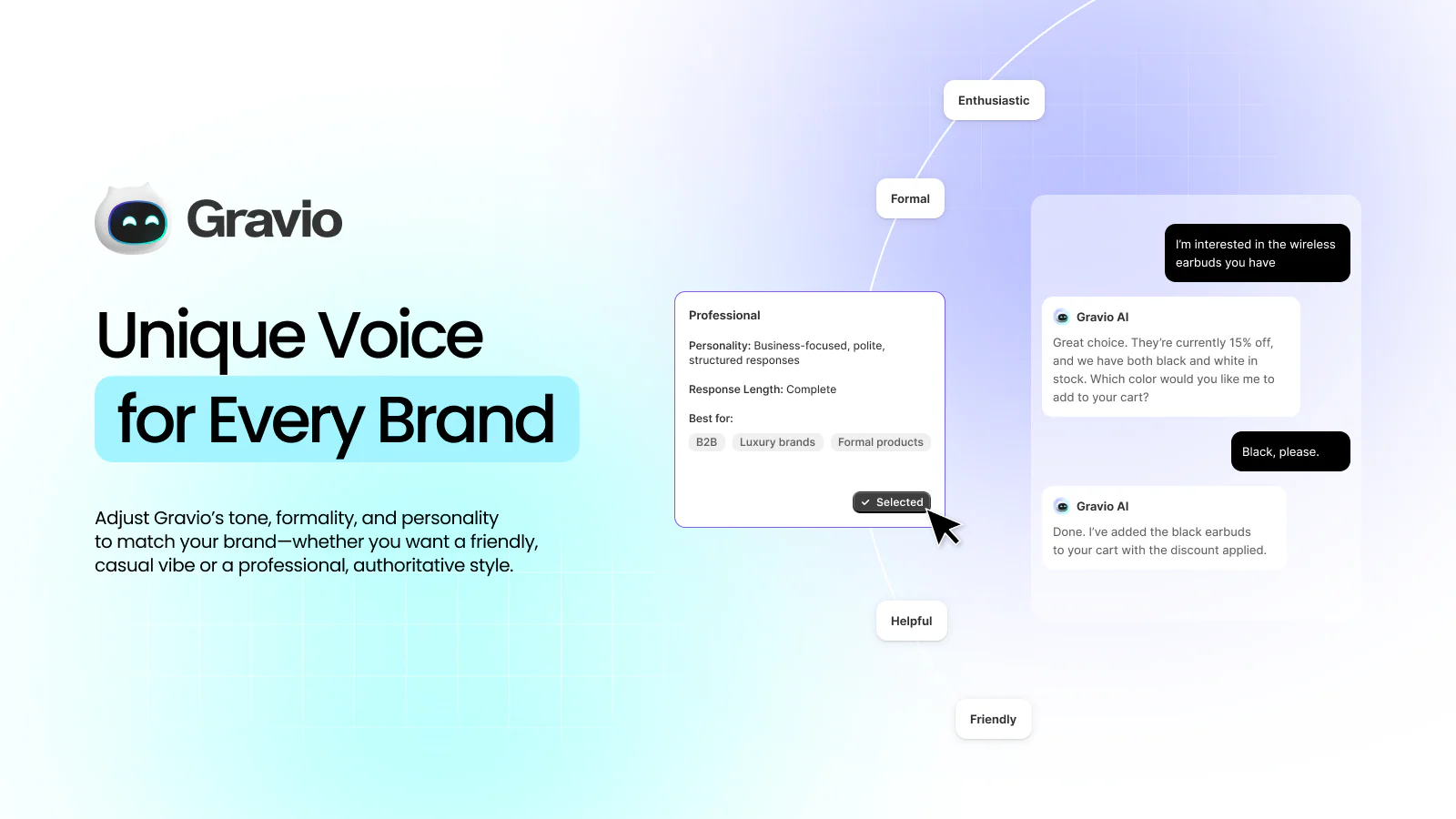 Gravio: AI Chatbot & Live Chat