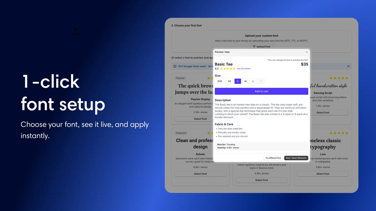 Fontify: Google & Custom Fonts