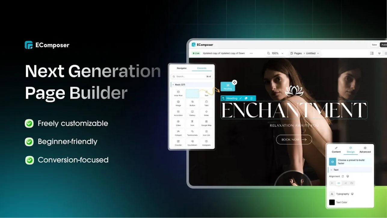 EComposer Landing Page Builder - EcomElite Official 